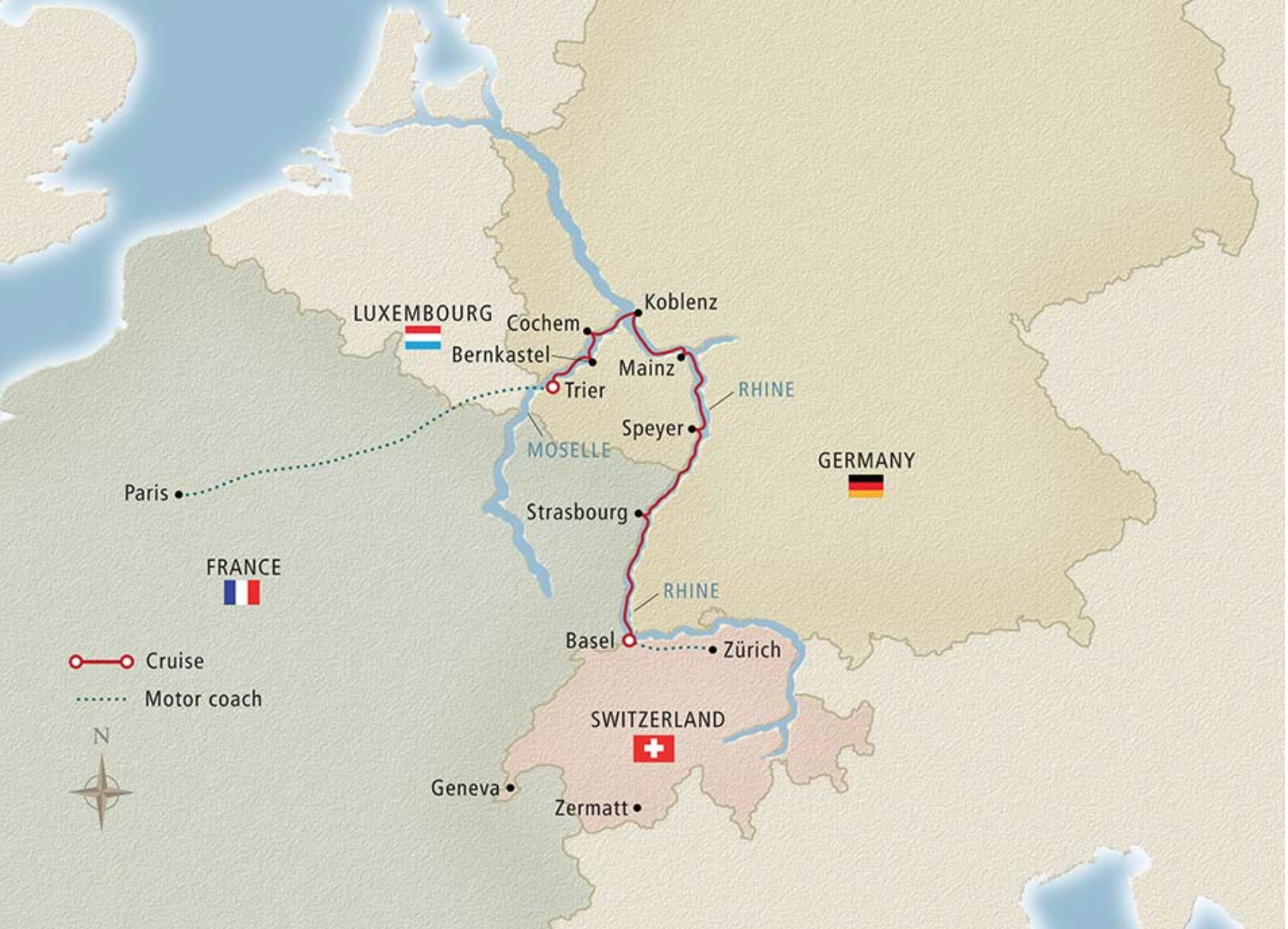 PARIS TO THE SWISS ALPS