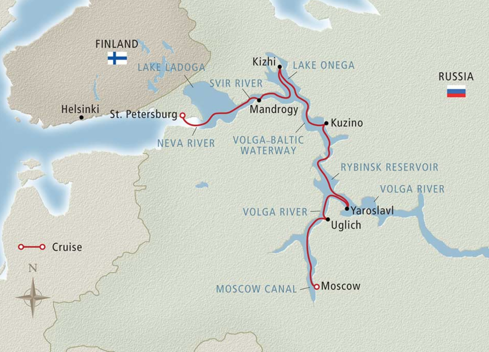 WATERWAYS OF THE TSARS